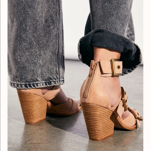 Free People Jeremy Campbell Hendrix Heel Sandals - Natural - Picture 10 of 13